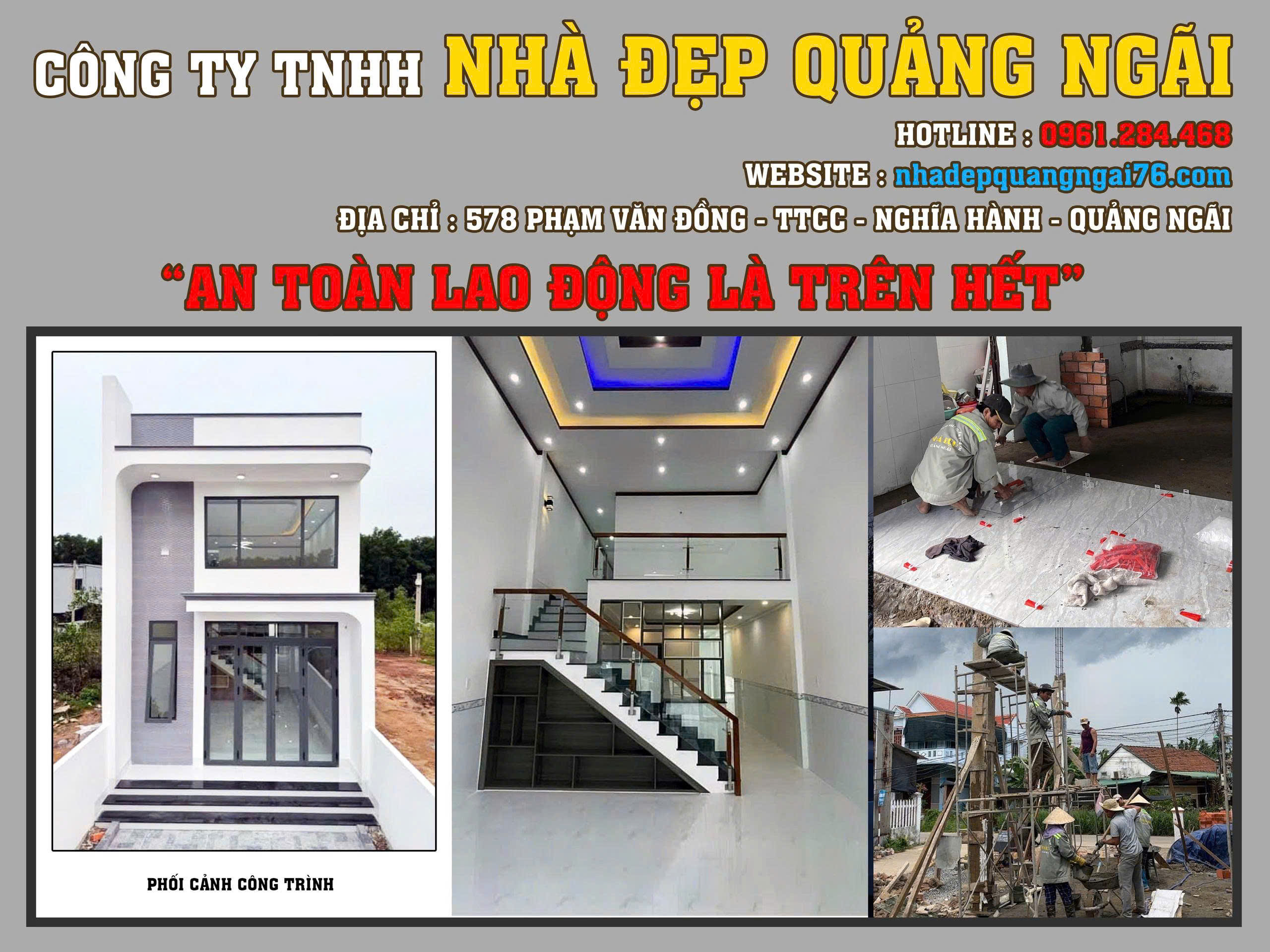 Mẫu nhà đẹp hiện đại thi công tại Hành Tín Nghĩa Hành Quảng Ngãi